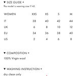 NWOT HARRIS WHARF LONDON Pressed Wool Blanket Wrap Coat Size Small Black Photo 14