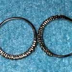 RHINESTONES silver colored 2 rings sparkling White Size 8 Photo 4