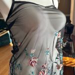 Kaari Blue Karri Blue Sheer Dress  Photo 0