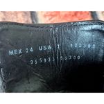 Flexi Boots Womens 7 Bootie Lace Up Side Zip High Block Heel Witchy Goth MINT Black Photo 10