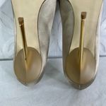 Stella McCartney Two Colors Satin Pumps Golden Metallic Size 9 Photo 13