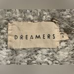 Dreamers  light gray fuzzy sweater Photo 2