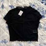 Cotton On black mesh top Photo 0