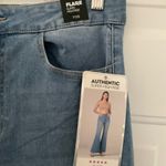 Simple Society  Super High Rise Flare Jeans Light Wash Size 28 Photo 6