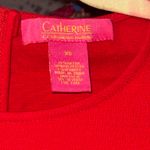 Catherine Malandrino Super cute Red long sleeve ruffled bottom top, size xs, EUC!! Photo 1