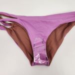 l*space L* Breakers Bikini Bottom Reversible Size Small Purple Brown NWOT Photo 2