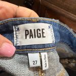 Paige jimmy jimmy Blue Fitted Jean Shorts Photo 3