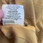 One World Women Maxi Dress S Yellow Batik Print Retro Style Boho Jersey Stretch Photo 8