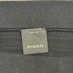 Pinko Asymmetrical Black Knitted Wool Pencil Skirt In S Photo 2