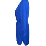 Daniel Rainn Vintage  Dress S XS Royal Blue Belted Lined Lightweight Long Sleeve Photo 3