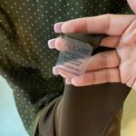 $394 ‎ Dress Alexis Benz’s Brown Polk-A-Dot Mini Dress ( S ) Photo 4