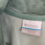 Columbia Pullover Fleece Lined Green Sweater GUC Photo 2