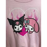 My Melody Kuromi Sweatshirt Graphic Print Pullover Kawaii Pink Size Small Photo 1
