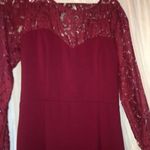 Boohoo Burgundy Maxi Dress Photo 2