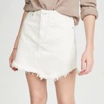 Free People NWT  Frayed Denim Skirt Photo 0
