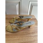 Metaphor Womens  Nenita Gold Strappy Dress 2.29" Heel Sandal  Size 7 Eur 38.5 Photo 1