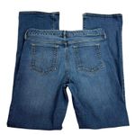 Eddie Bauer  Truly Straight Boot Cut Mid Rise Medium Wash Jeans Size 10 Photo 3