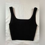 Aritzia Babaton Ribbed Crop Top Black Size XXS Photo 4
