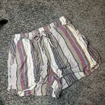BCBGeneration  Multicolor Striped Women's Cargo Shorts Photo 1