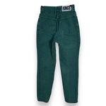 Bongo Vintage  Jeans Green Juniors Size 3 Tapered Leg Retro 90s Ankh‎ Peace Love Photo 1