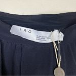 IRO  Paris NEW Wispy Asymmetric Hem Ruffled Crepe de Chine Silk Skirt Black Sz 36 Photo 5