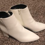 White Booties Size 8 Photo 1