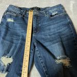 Judy Blue  Boyfriend Fit Distressed Ripped Raw Hem Jeans Womens Size 11 30 Photo 3