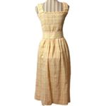 Nicholas smocked yellow gingham dress with belt size 2. Photo 3