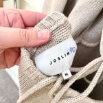 Joslin Studio Aurora Knit Long Sleeve Maxi Dress Flax Size M Tan Size M Photo 4