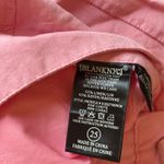 BLANK NYC The Baxter Ribcage Straight Leg Pink Linen Pants Photo 3