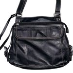 Fossil  Black Leather Crossbody Wallet Bag Purse Photo 1