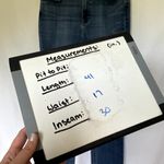 Lee medium wash blue jeans women's size 14 long casual denim staple item pants Photo 2