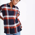 Madewell  • Oversized Ex-Boyfriend Shirt in Charlie Check Cinnamon plaid flannel Photo 2