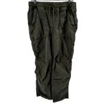 Faherty Traveler Drawstring Pants Mid Rise Pockets Outdoor Dark Olive Large Green Photo 1