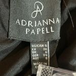 Adrianna Papell  Dress Womens 4 Black Structured Lace Evening Dress Formal‎ Event Photo 2