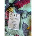 Anthropologie RD + Koko Blue Long Sleeved Teal Floral Printed Top” Photo 4