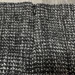 Chloe Colette Jenny Tweed Mini Skirt Black Opal Size L Photo 3