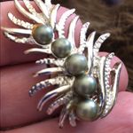 Vintage 70s Sarah Coventry Feather Fantasy clips Photo 5