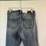 Judy Blue  Ripped Cropped Jeans in Dark Wash Photo 9