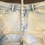 KanCan Light Wash Distressed Women’s Denim Blue Jean Shorts Large Photo 8