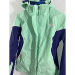 The North Face  womens medium‎ green blue parka ski coat Photo 2