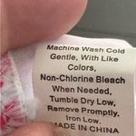 Pink and White Scoop Neck Swim Top Size M Photo 4