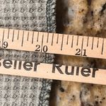 Madewell  Waffle Knit Thermal Long Sleeve Top Blue Stretch Shirt Size Small Photo 3