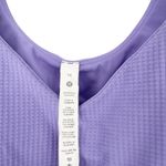 Lululemon Scoop Neck Yoga Tank Top Grid Dark Lavender Size 10 Yoga Pilates Photo 5