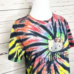 Hello Kitty  Rainbow Spiral Tie Dye T-Shirt Size Small Photo 4