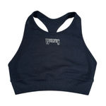 Darc Sport SHE High Neck Sports Bra Racerback Wolf Logo Compression Gym Black S Photo 0