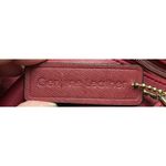 wilson's leather ‎ Burgandy Purse Genuine Leather Roomy Sturdy Fall Elegant Luxe Photo 1
