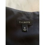 Talbots  Black and Red‎ Fit and Flare 10 A -Line Midi Dress Party Office Retro Photo 6