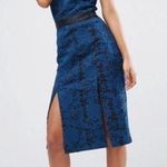 ASOS NWT  Tall lace overlay strapless midi dress Photo 0