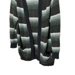 Gap  Women XL Green Ombre Striped Longline Cardigan Sweater Pockets Photo 1